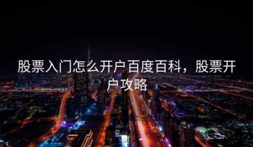 股票入门怎么开户百度百科，股票开户攻略
