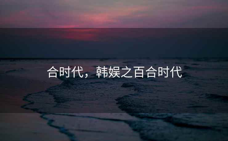 合时代，韩娱之百合时代